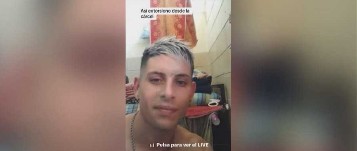 Un grupo de presos hacía un vivo y mostró por error cómo extorsionan desde la cárcel