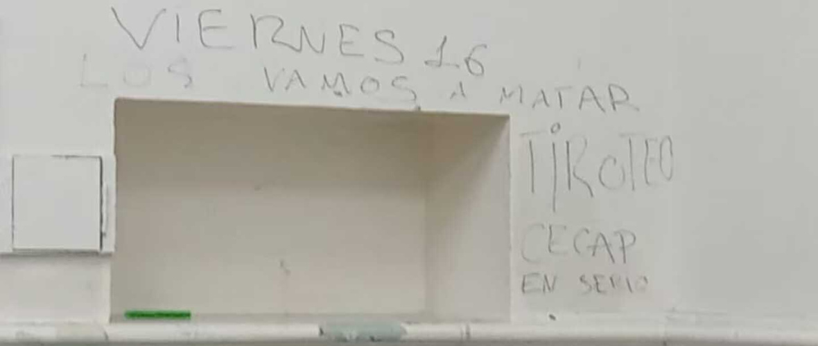 Amenaza de tiroteo en el colegio Carlos Pellegrini: aparecieron pintadas y se desplegó un fuerte operativo