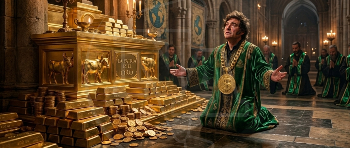Milei, el cruel pastor del Dios Dinero