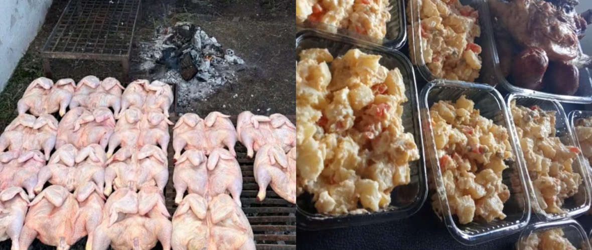 Organizaron un almuerzo solidario para ayudar a una beba con una malformación y 40 personas se intoxicaron en Coronel Pringles