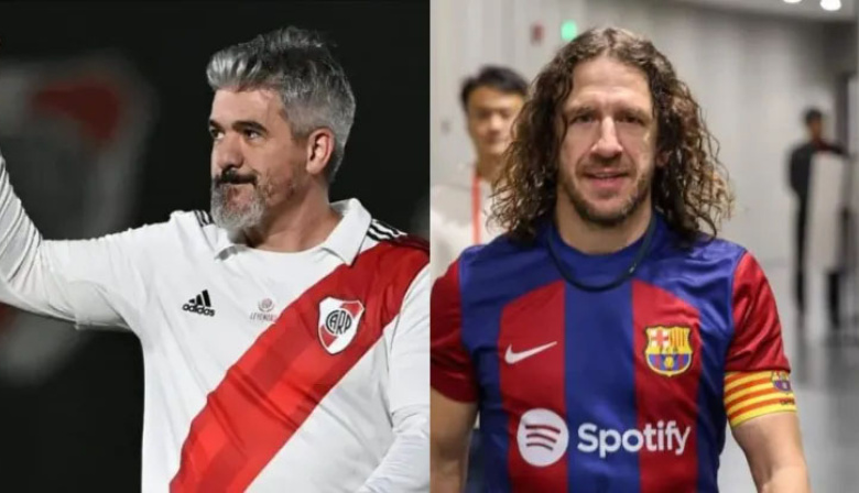 River presentó el Partido de Leyendas ante el Senior de Barcelona en el Monumental
