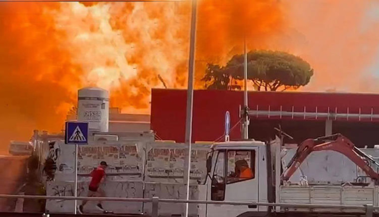 Explotó una estación de servicio y provocó heridos y una enorme bola de fuego