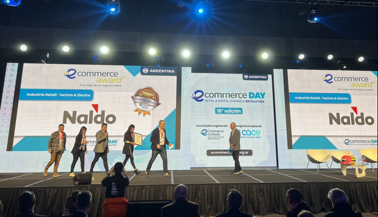 Naldo, finalista y protagonista del eCommerce Day Argentina 2025