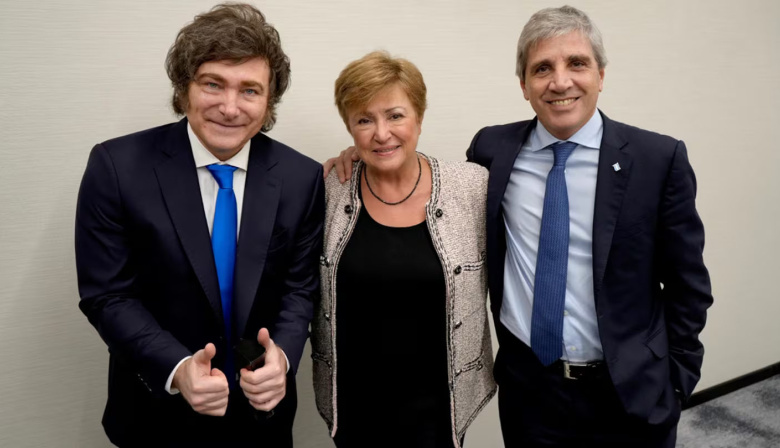 Tras reunirse con Milei y Caputo, la directora del FMI dijo que la Argentina va en la dirección correcta