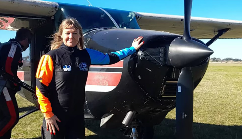 Tragedia en Miramar: mujer se tiró de una avioneta, no se abrió el paracaídas y murió