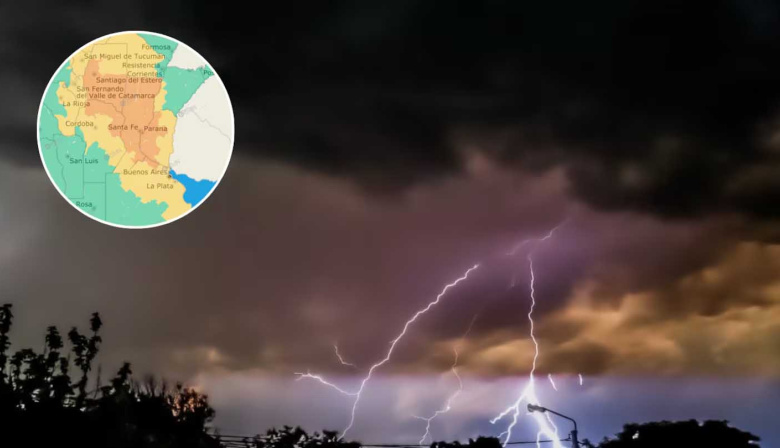 Hay alerta amarilla por tormentas fuertes en Buenos Aires y 9 provincias para este viernes 24 de octubre