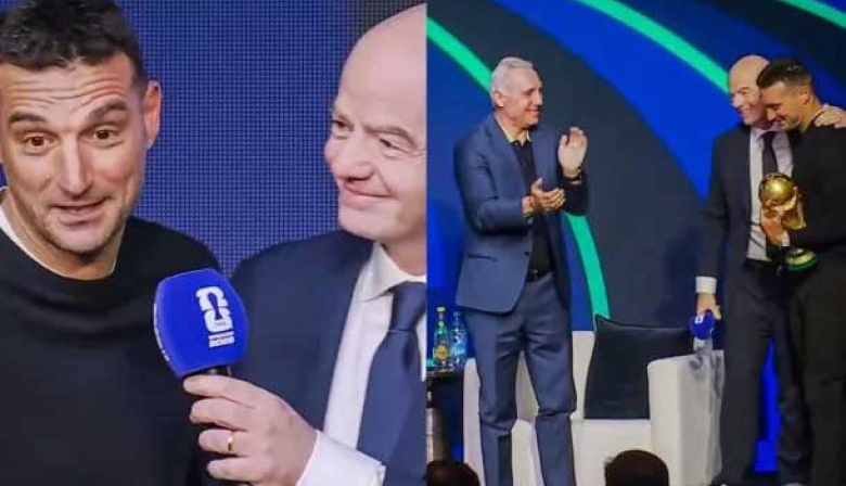 Gianni Infantino pidió perdón públicamente a Lionel Scaloni: el motivo y la reacción del DT