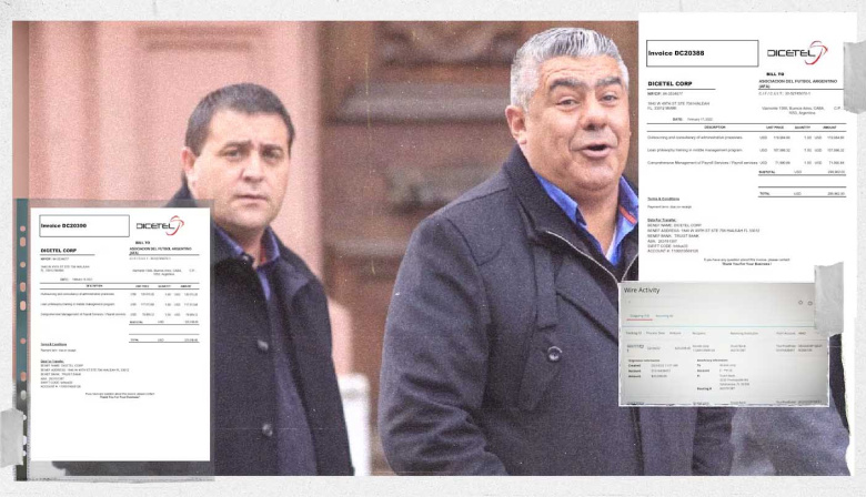 AFA: chats muestran cómo un hombre cercano a Toviggino ordenó mover millones de dólares a una empresa fantasma