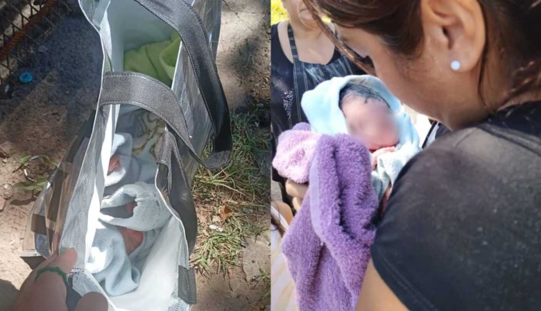 “Dios nos puso ahí por algo”: el desgarrador posteo de la mujer que rescató al bebé abandonado en Merlo