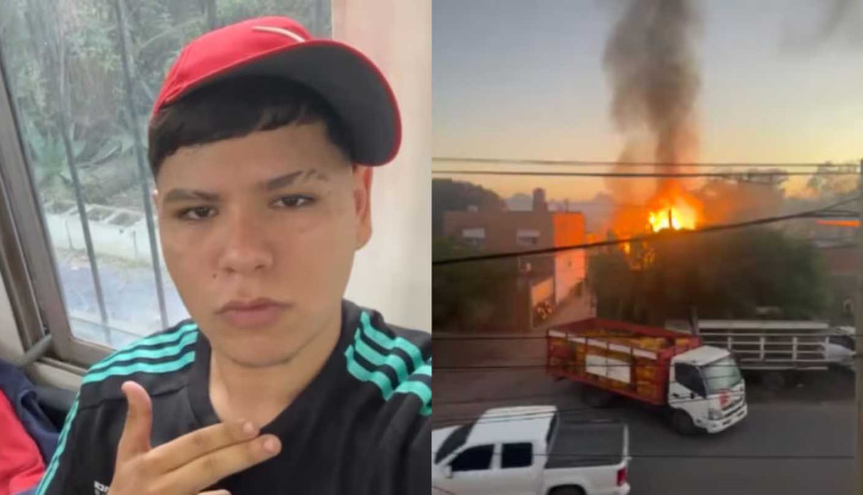 Cómo sigue el estado de salud del joven que fue herido por una garrafa en el incendio del depósito en Merlo