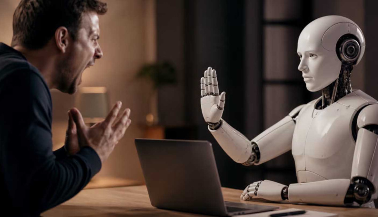 Descubrieron que un chatbot de inteligencia artificial se niega a responder si lo tratan mal
