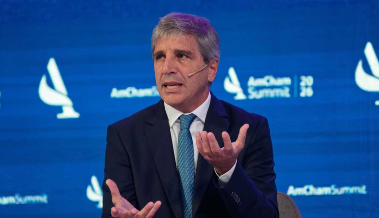 Luis Caputo anticipó que la inflación de mayo será más baja que la de abril y destacó las compras del BCRA