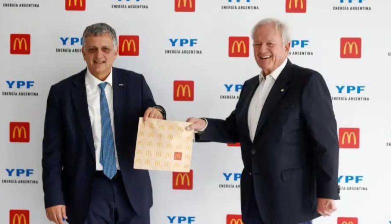 YPF sella acuerdo para que las hamburgesas de McDonald´s lleguen a todo el país