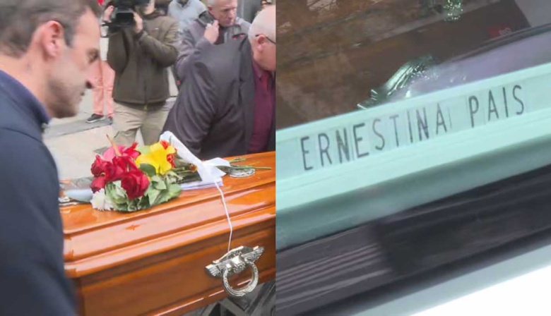 El último adiós a Ernestina Pais: en una emotiva ceremonia, familiares y amigos despiden sus restos en Chacarita