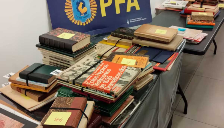 La Policía Federal recuperó más de 200 documentos históricos vinculados a San Martín, Rosas y otras figuras históricas