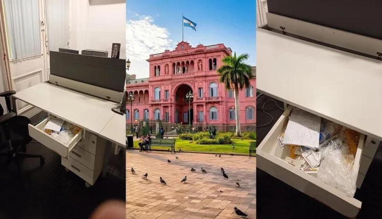 Preocupante intrusión en la sala de periodistas de Casa Rosada
