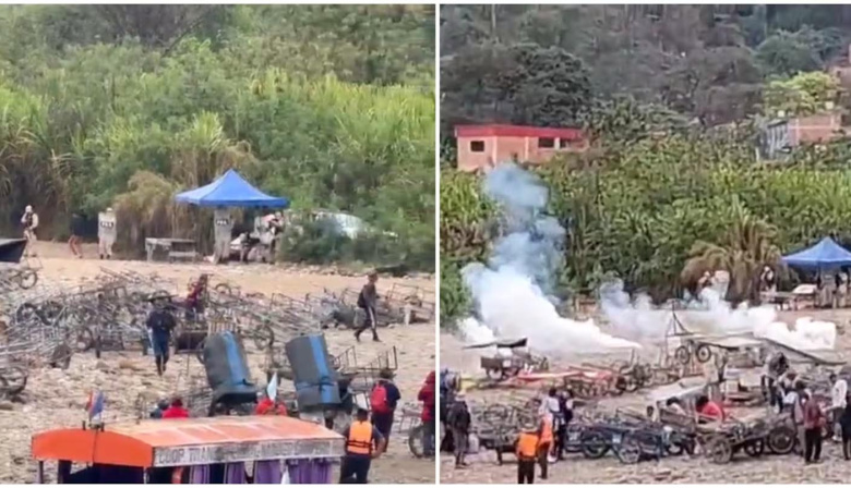Graves incidentes en la frontera entre Argentina y Bolivia: Prefectura se enfrentó con personas que intentaban cruzar mercadería