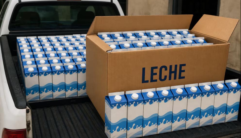 Lo denunciaron por robar electricidad y deberá donar 80 litros de leche para evitar el juicio