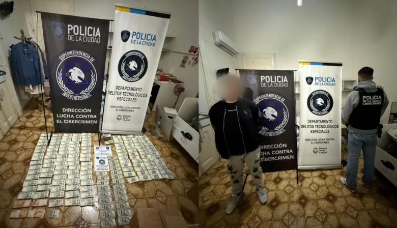 Detuvieron a un hombre en Monserrat por una causa de estafas bancarias en Chubut: secuestraron más de $255 millones