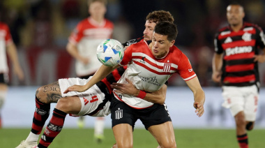 Estudiantes soportó el tsunami Flamengo y, sobre la hora, encontró un descuento clave para la revancha de la Copa Libertadores