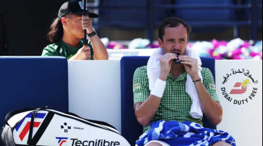Medvedev y otras figuras del tenis están encerrados en un hotel de Dubái y no pueden viajar a Indian Wells