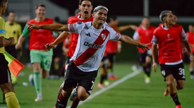 Con un gol agónico de Salas, River le ganó 2-1 a Carabobo en un partido vibrante por Copa Sudamericana