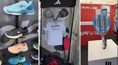 Zapatillas por $100 mil y remeras por $12 mil: las mejores oportunidades en los stands del Premier Padel