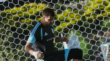 El detalle del Dibu Martínez que llamó la atención durante la práctica de la Selección argentina
