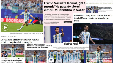 El mundo se rinde ante Messi: los impactantes elogios de la prensa internacional tras su hat-trick
