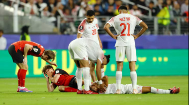 Un jugador de Austria se fracturó la mandíbula en la previa del partido con la Selección argentina en el Mundial