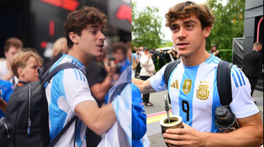 Colapinto habló antes de correr el GP de Bélgica: “Estoy más nervioso por la final de Argentina que por la carrera”