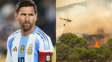 Lionel Messi donó €80.000 para reconstruir una zona de España arrasada por los incendios forestales