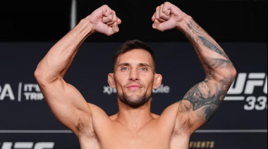 El argentino Esteban Ribovics se enfrenta a Edson Barboza en el UFC 330: cómo ver y a qué hora es la pelea