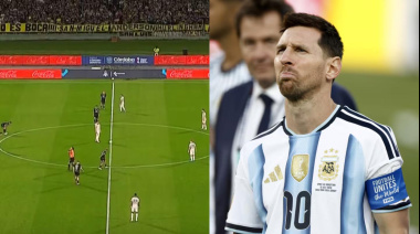 El partido entre Boca y Vélez inauguró la serie de homenajes a Lionel Messi por su retiro de la Selección argentina