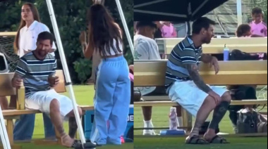 Lionel Messi reapareció tras anunciar su retiro de la Selección argentina: las imágenes