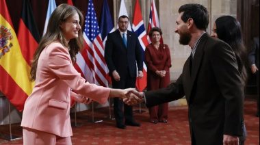 Audiencia histórica: Lionel Messi fue recibido por la Princesa de Asturias antes de recibir el premio en España