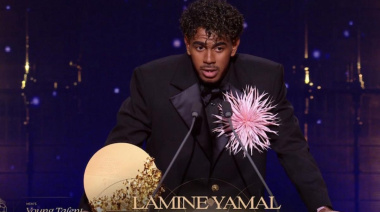 Lamine Yamal se quedó con el premio a mejor jugador joven por tercera vez consecutiva
