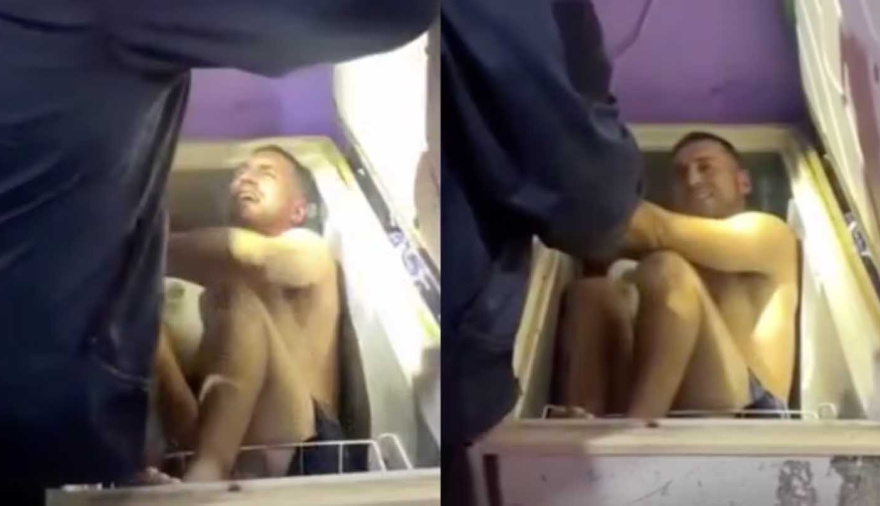 Insólito: detuvieron a un acusado de robo que se escondió dentro de un freezer en González Catán