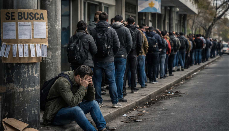 La desocupación en el país subió al 7,5% en el cierre de 2025 y afecta a más de 1,6 millones de personas
