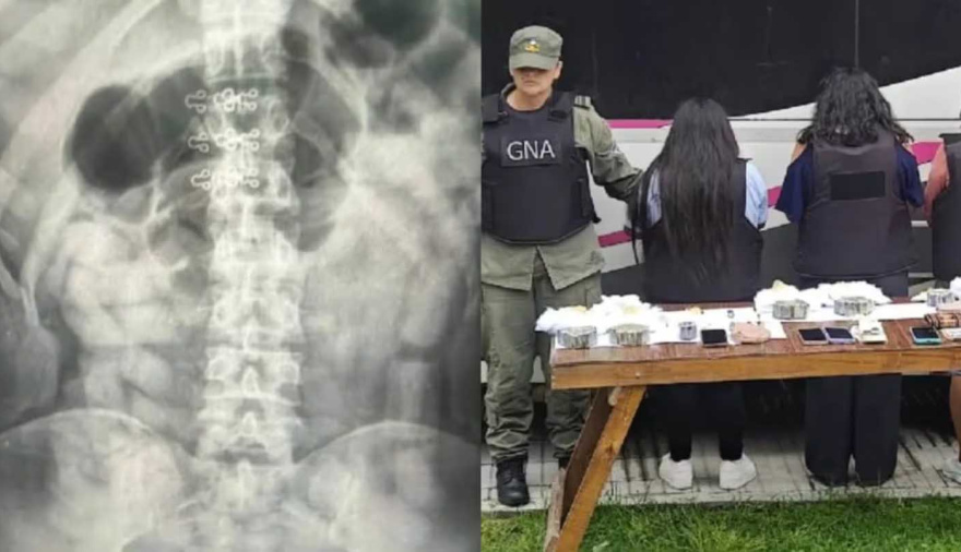 Horror en la ruta 38: detuvieron a 10 personas con más de 500 cápsulas de cocaína dentro del cuerpo