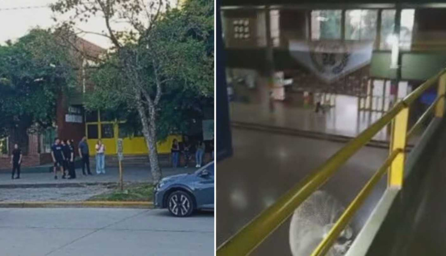 Disparos, corridas y gritos: el video del momento en que un alumno mató a balazos a un compañero en el colegio