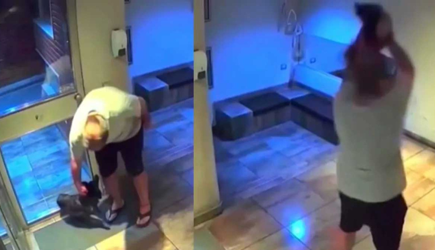 Video impactante: golpeó brutalmente a su perro en un edificio de Palermo y lo detuvieron