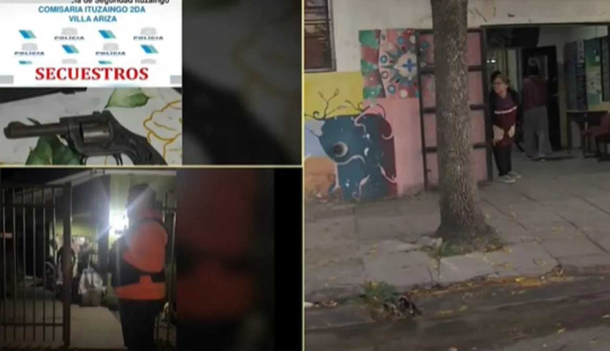 Alumno amenazó con tirotear su escuela: lo allanaron, le sacaron un arma y su familia reaccionó de la peor manera