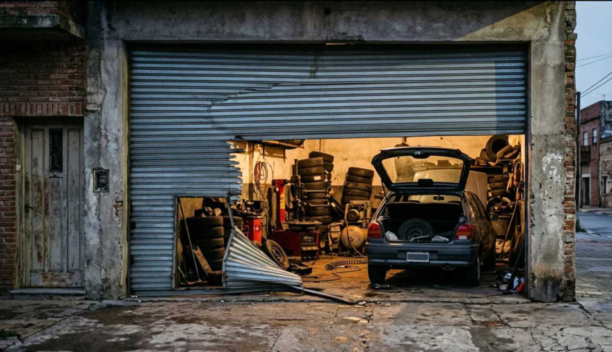 Golpe millonario en La Plata: escondía $20.000.000 y US$20.000 en una gomería, los ladrones lo descubrieron y se llevaron todo