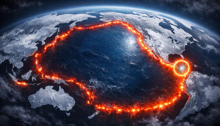 Qué es el Cinturón de Fuego del Pacífico que concentra el 90% de los terremotos del mundo
