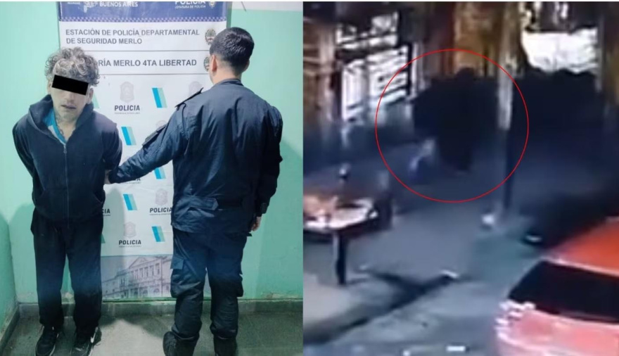 Le ofreció una fruta a una nena de 8 años, la llevó a un descampado en Merlo y le mostró sus genitales: quedó detenido