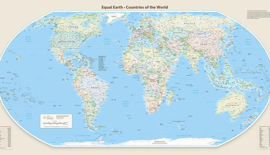 La ONU aprobó una resolución para modificar los mapas del mundo: qué continente aparece más pequeño de lo que realmente es