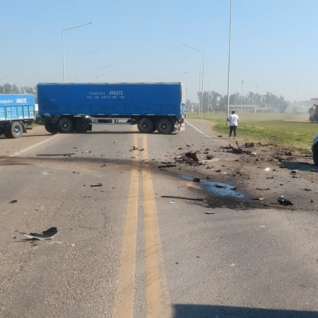 Un automovilista murió al chocar contra un camión en la peligrosa Ruta Nacional 34 en San Genaro