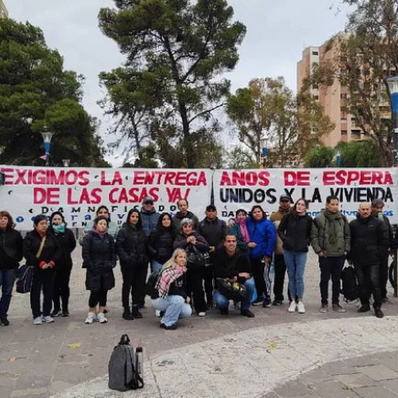 Gran operativo por los lotes de la cooperativa 127 hectáreas