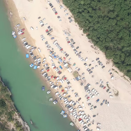 Con un dron detectaron contrabando multimillonario a solo 2 kilómetros del paso fronterizo legal